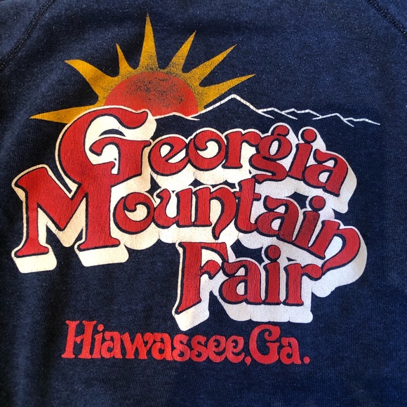 Vintage Large Georgia Mountain Fair Sweatshirt - Picture 2 of 7